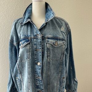 Distressed Jean Jacket